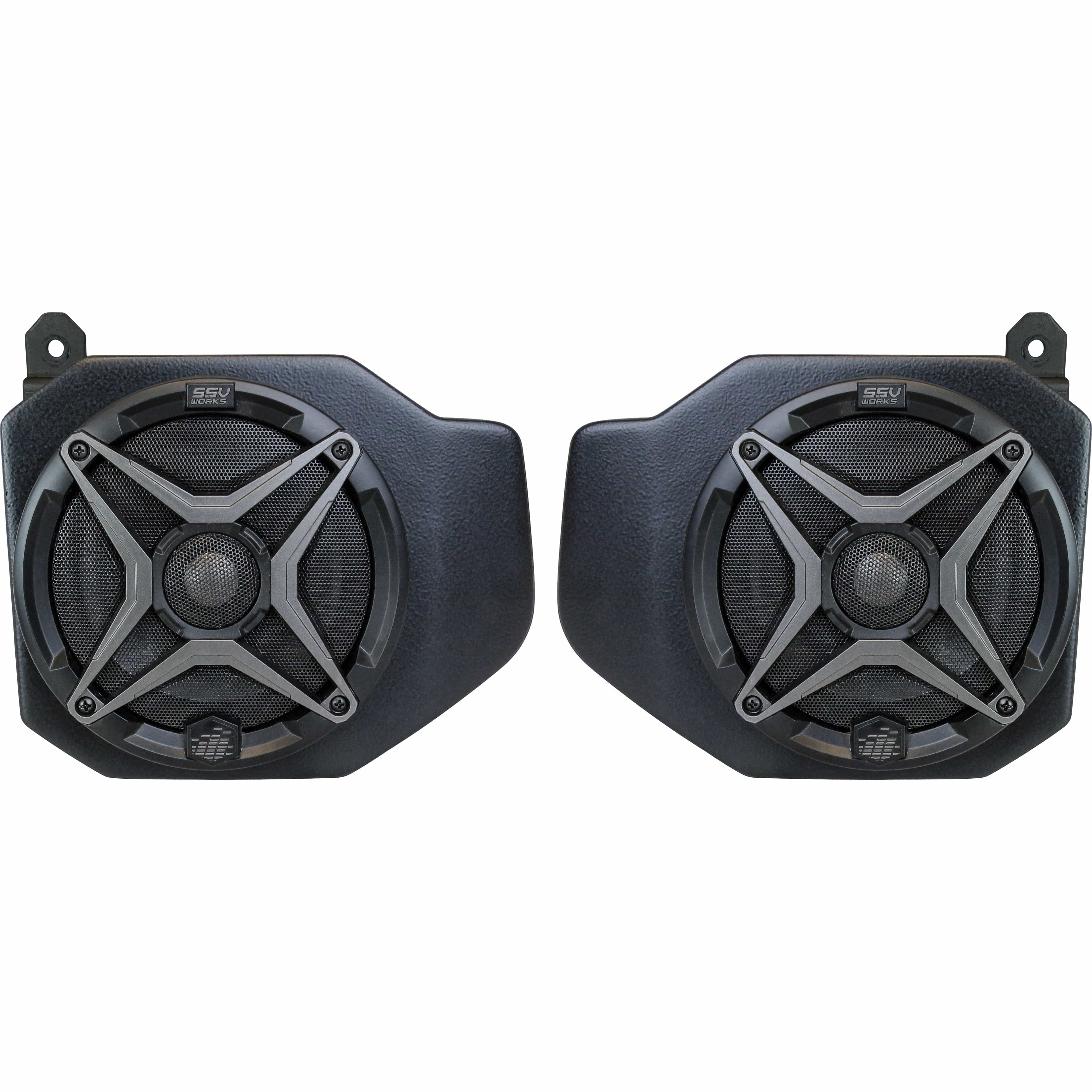 Front Kick Panel Speaker Kit Polaris by SSV Works RG4-F65A Kick Panel Speaker 63-3939 Western Powersports Drop Ship