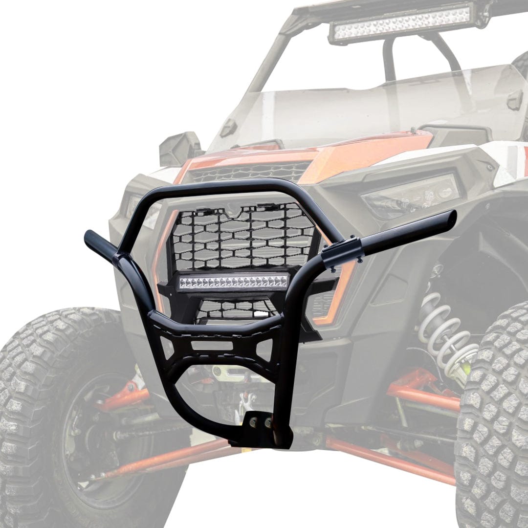 Front Lower Mesh Grill Radiator Guards for Polaris RZR XP 1000/ Turbo by Kemimoto B0111-09301BK Grill B0111-09301BK Kemimoto