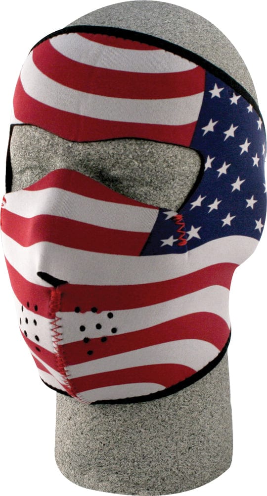 Western Powersports Facemask Stars & Stripes Full Face Mask by Zan WNFM003