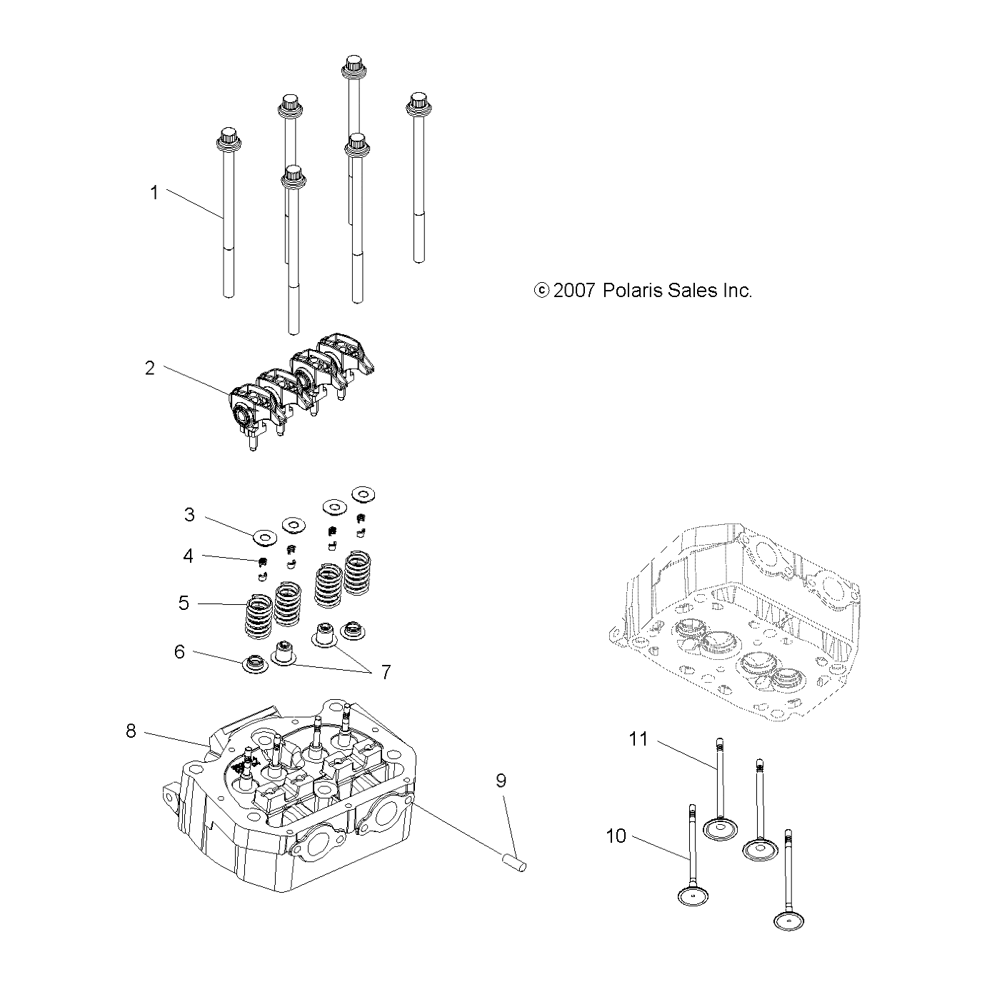 Full Thread Stud, 8 Mm X 1.25 M by Polaris 5135009 OEM Hardware P5135009 Off Road Express