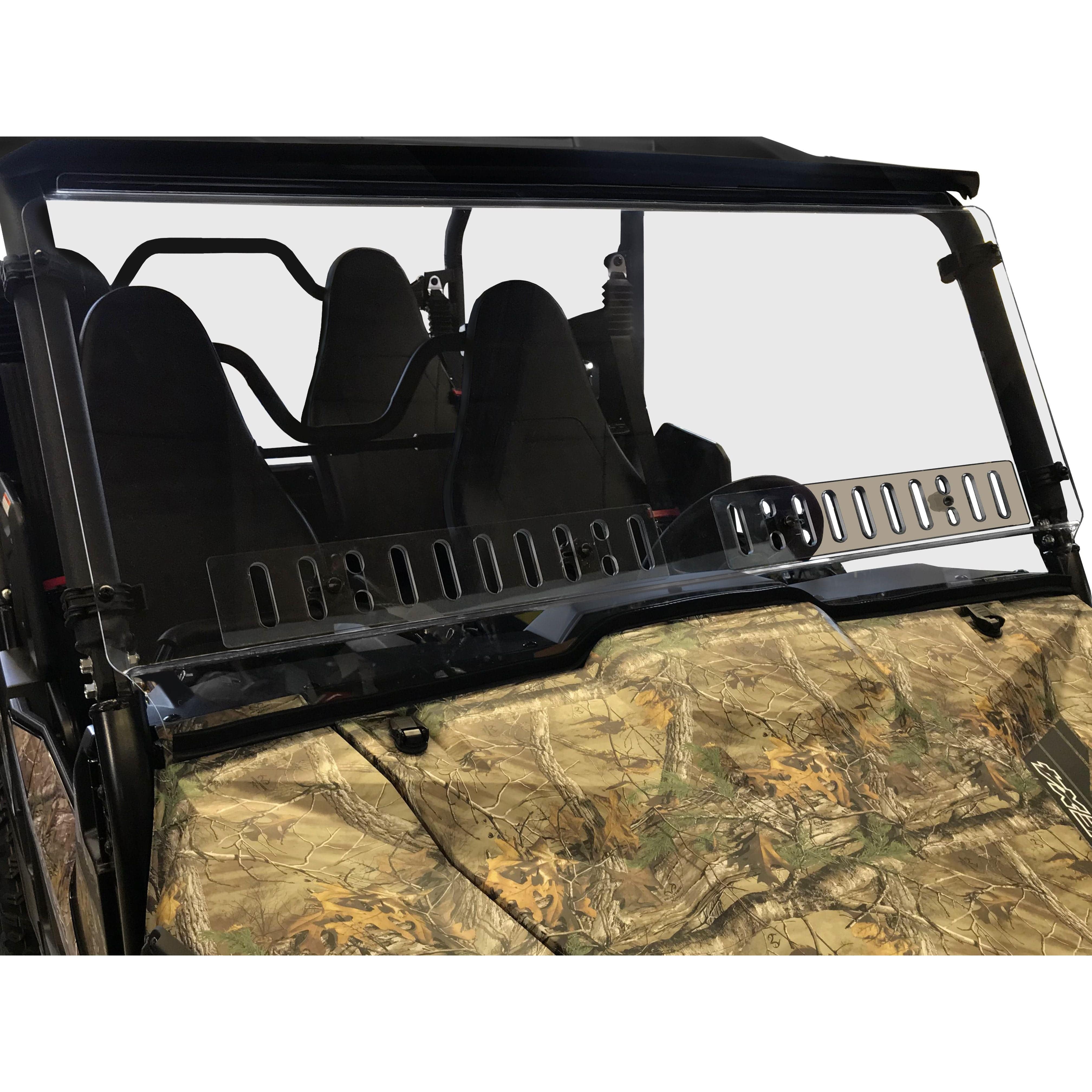 Yamaha Wolverine X-4 Vented Clear Full Windshield by Spike 77-7340 - Exterior Passenger Side View