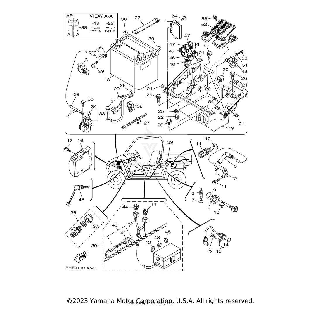 Fuse (10A-Bl) by Yamaha 67F-82151-40-00 OEM Hardware 67F-82151-40-00 Off Road Express