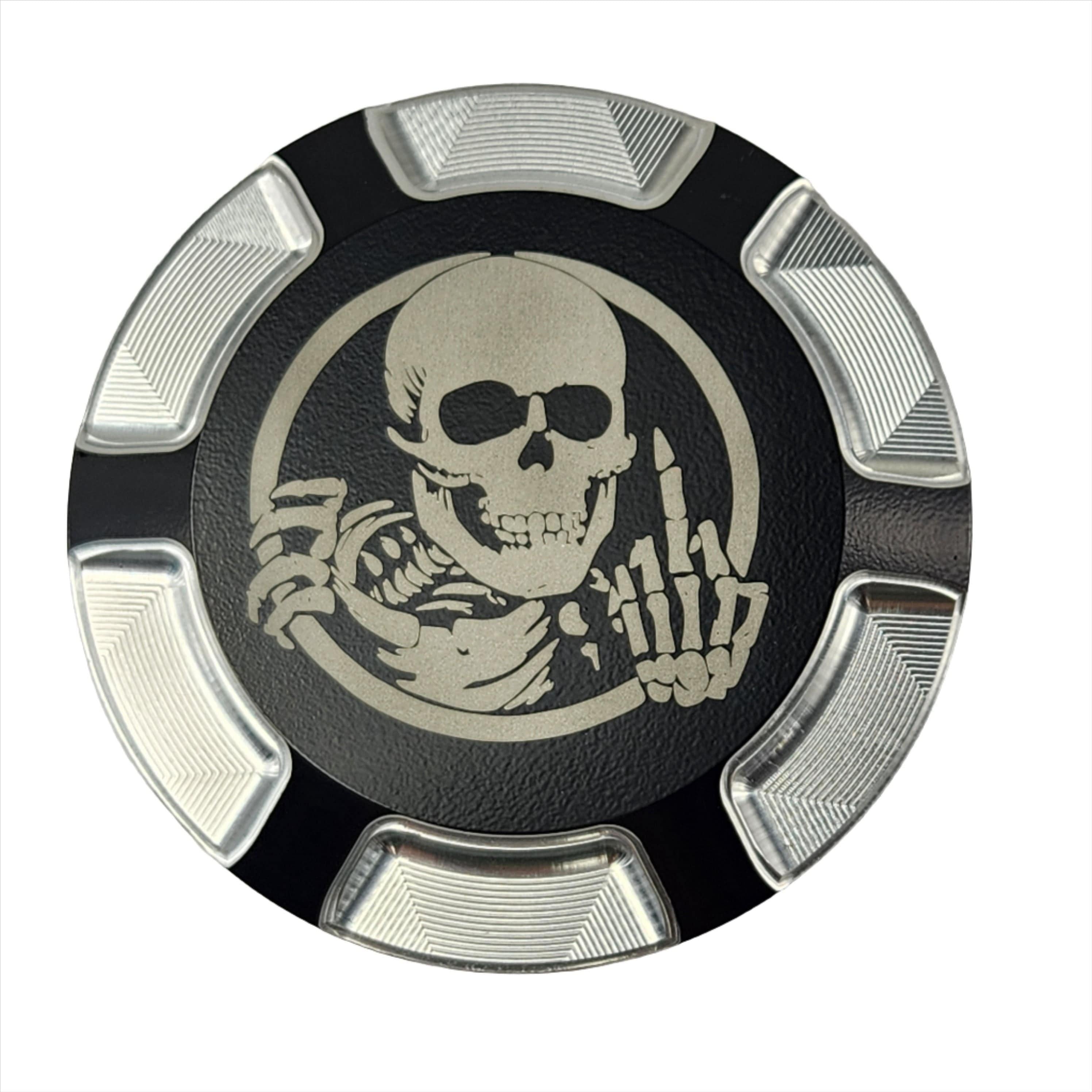 Gas Cap Screw on Skeleton Style by Witchdoctors WD-SKEL-GC Gas Cap