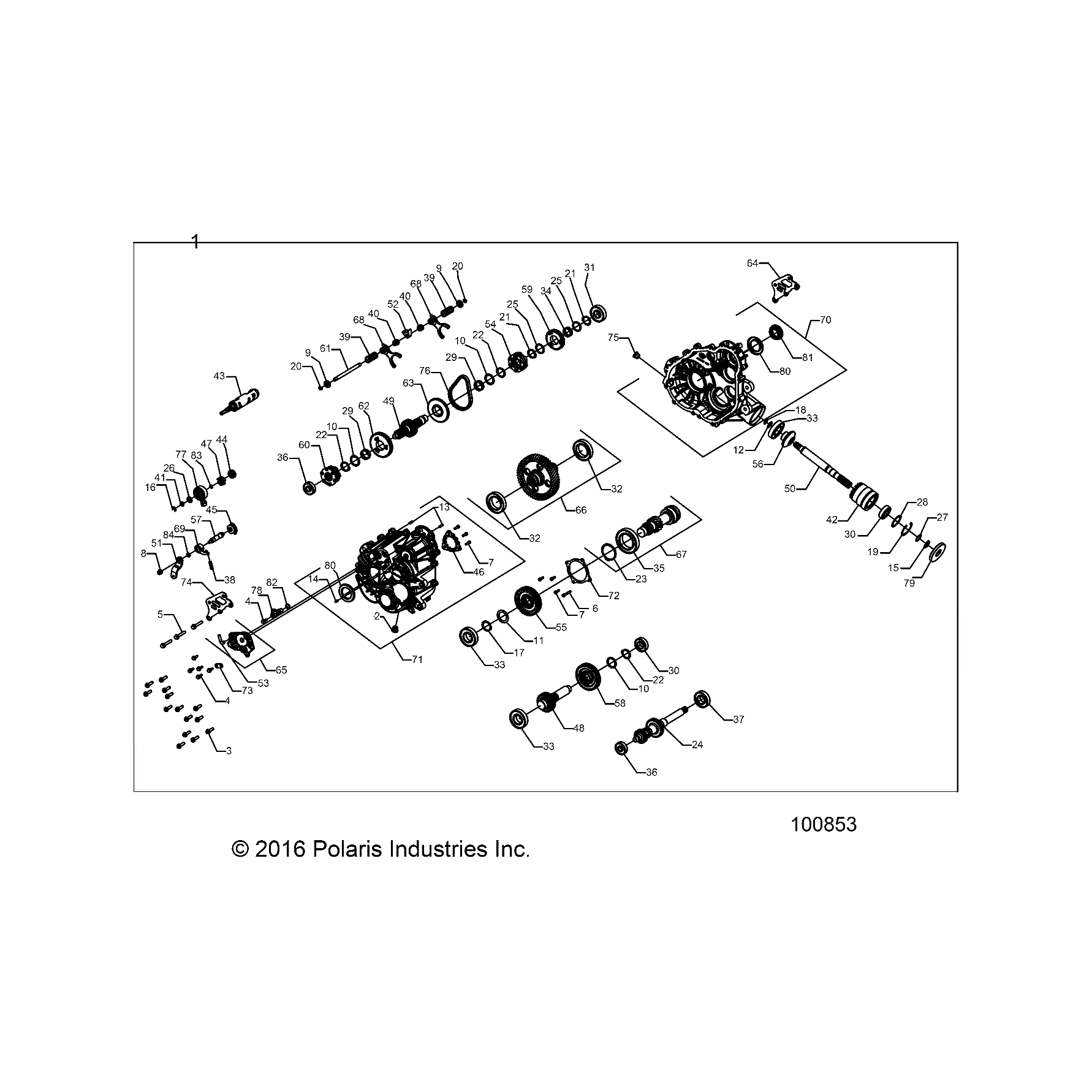 Gear, 61T by Polaris 3235561 OEM Hardware P3235561 Off Road Express