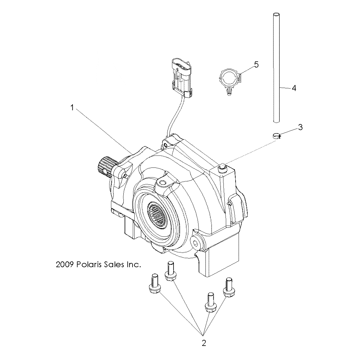 Gearcase Assembly, Front, Right by Polaris 1332831 OEM Hardware P1332831 Off Road Express Drop Ship