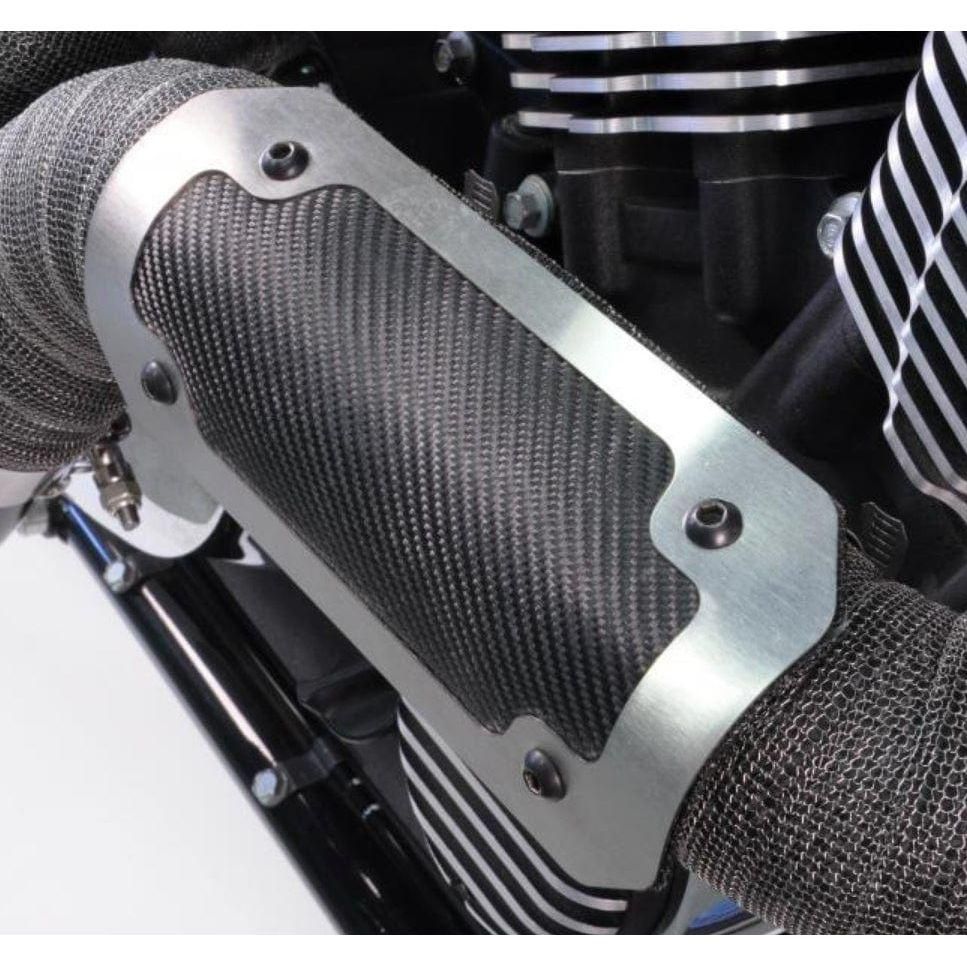 Gen 3 Onyx Heat Shield Brushed/Black 4"X8" by DEI 902459 Heat Barrier