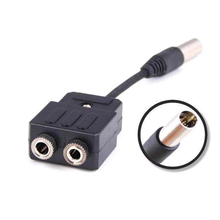 General Aviation Headset To 5-Pin Adapter by Rugged Air GA-5P-ADPT 1038799851350 Rugged Radios