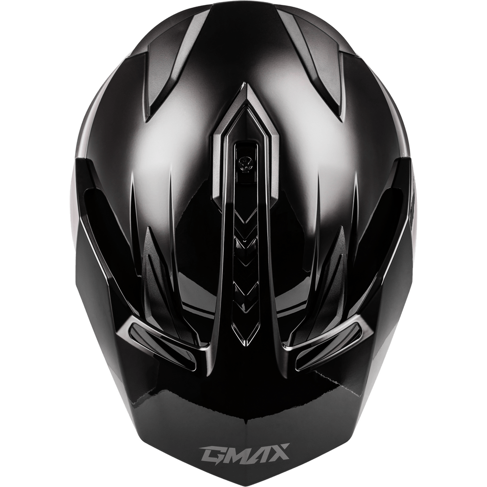 dual sport snowboard helmet GMAX A41100076 GM-11S Snow Helmet W/ Elec Shield Matte Black LG