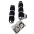 Grips Air Cushion Chrome W/Throttle Assist by Avon Grips MT-AIR-90-CH-B Grips