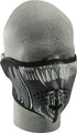 Western Powersports Facemask Alien Half Face Mask by Zan WNFM039H