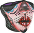 Western Powersports Facemask Sugar Skull/Purple Reversible Half Face Mask by Zan WNFM082H