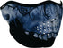 Western Powersports Facemask Midnight Skull Half Face Mask by Zan WNFM417H