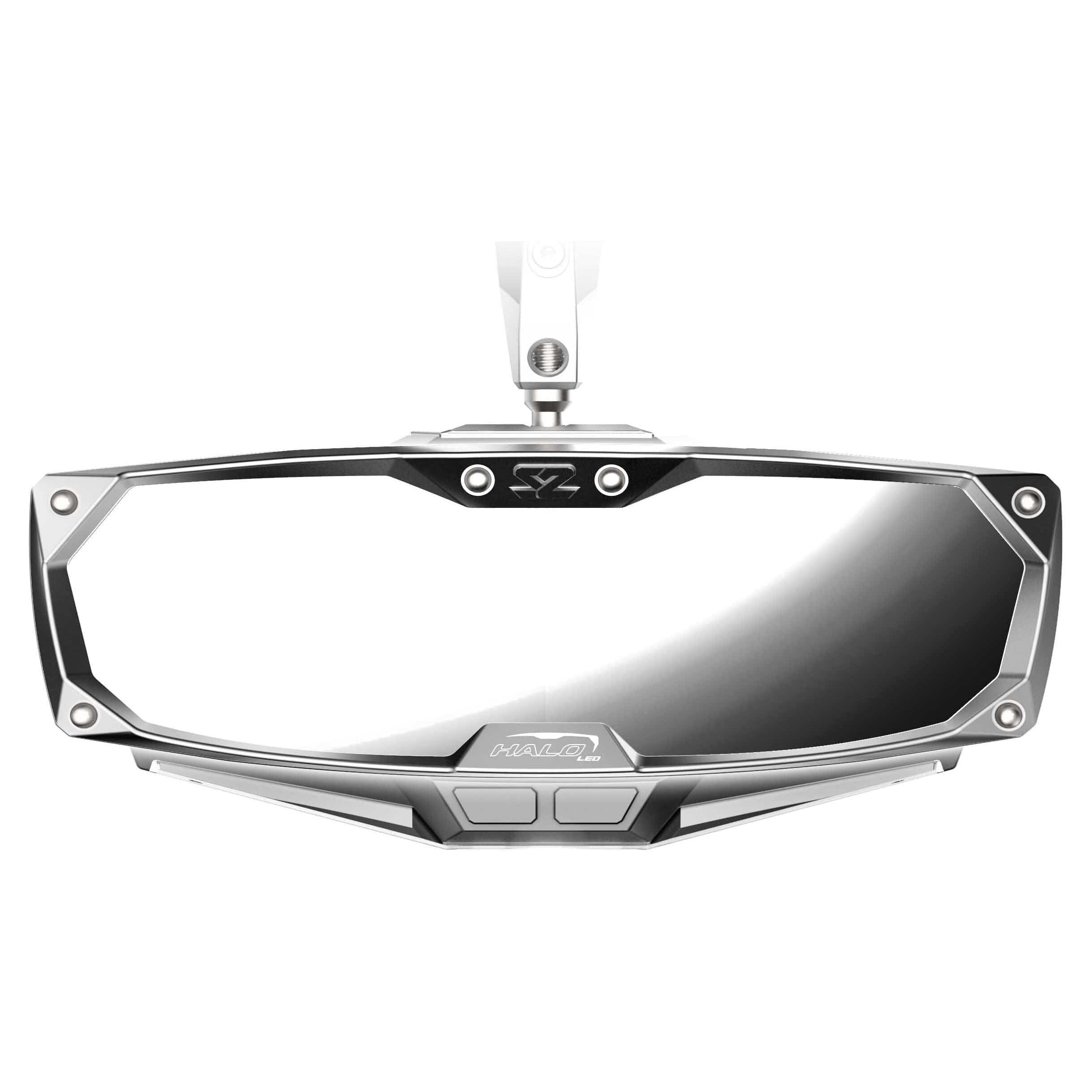 Halo-Ra Led Rear Mirror 1.75" By Seizmik 18019 Rear View Mirror LED 63-18019 Western Powersports Drop Ship