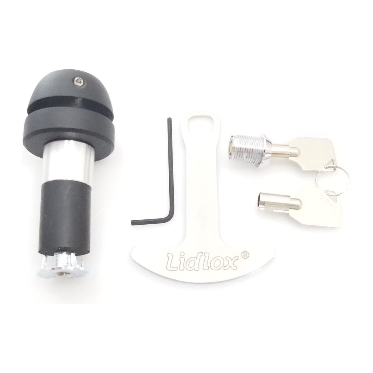 Handlebar End Helmet Lock for 1in Bars by Lidlox 1005-B Helmet Lock