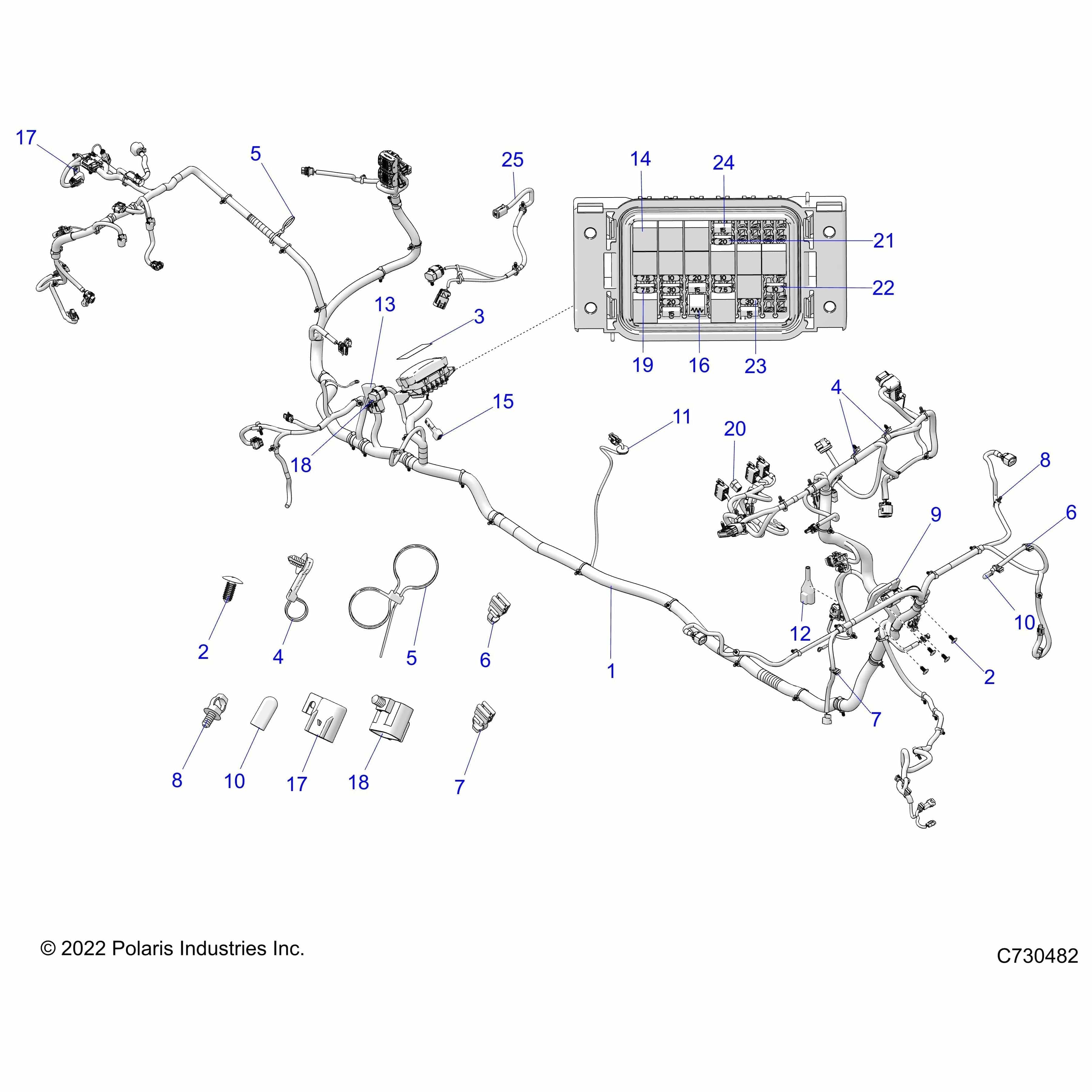 Harn-Rgr Fs,Conn Dongle by Polaris 2417047 OEM Hardware P2417047 Off Road Express