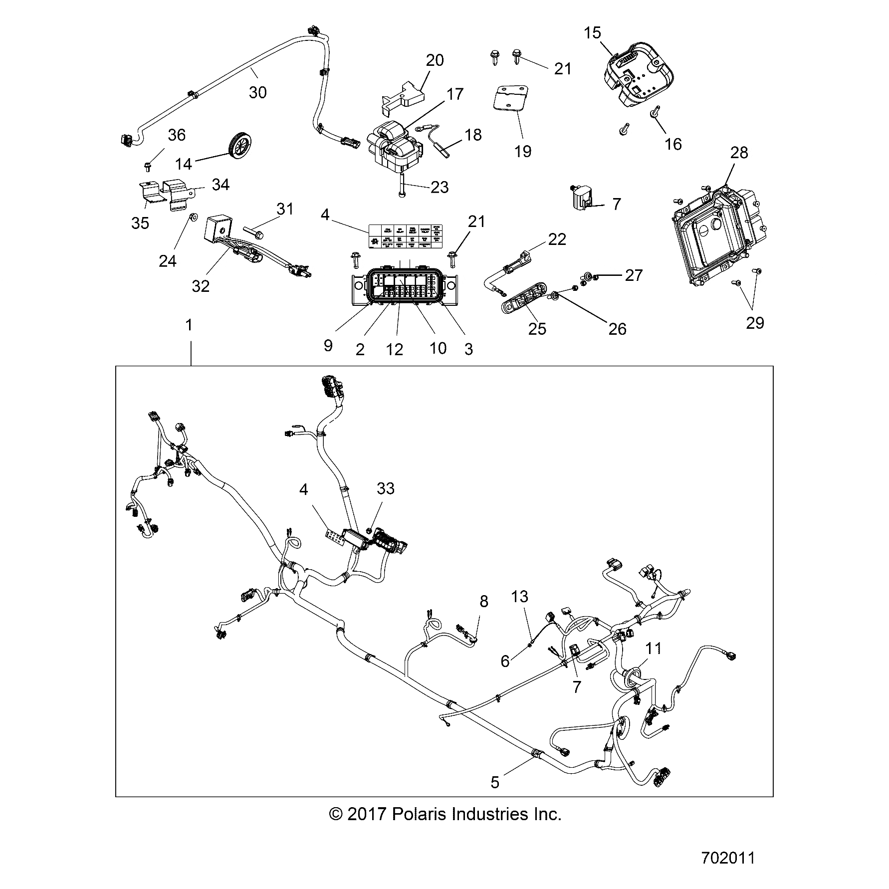 Harness-Chassis,Adapter,Accy by Polaris 2413521 OEM Hardware P2413521 Off Road Express