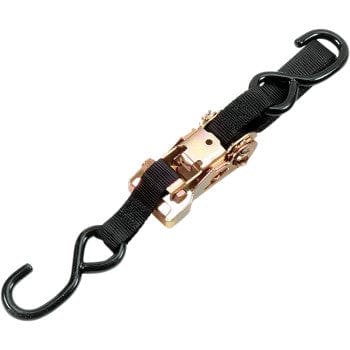 Heavy-Duty Ratchet Tie-Down - 1" x 6' - Black by Parts Unlimited 131022 Tie Down / Ratchet Strap