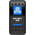 Helmet Air Rocker Switch Blue by Moose