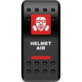 Helmet Air Rocker Switch Red by Moose