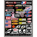 Helmet Logos Decal Sheet 9.5"X12" By D'Cor