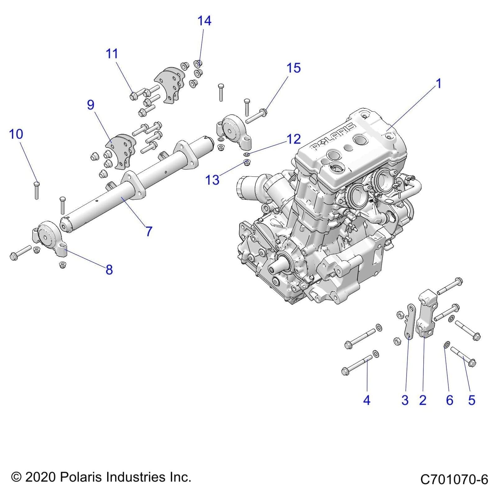 Hex Flange Screw, 10 Mm X 1.5 M by Polaris 7520355 OEM Hardware P7520355 Off Road Express