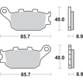 Hf Street Ceramic Organic Brake Pads By Sbs