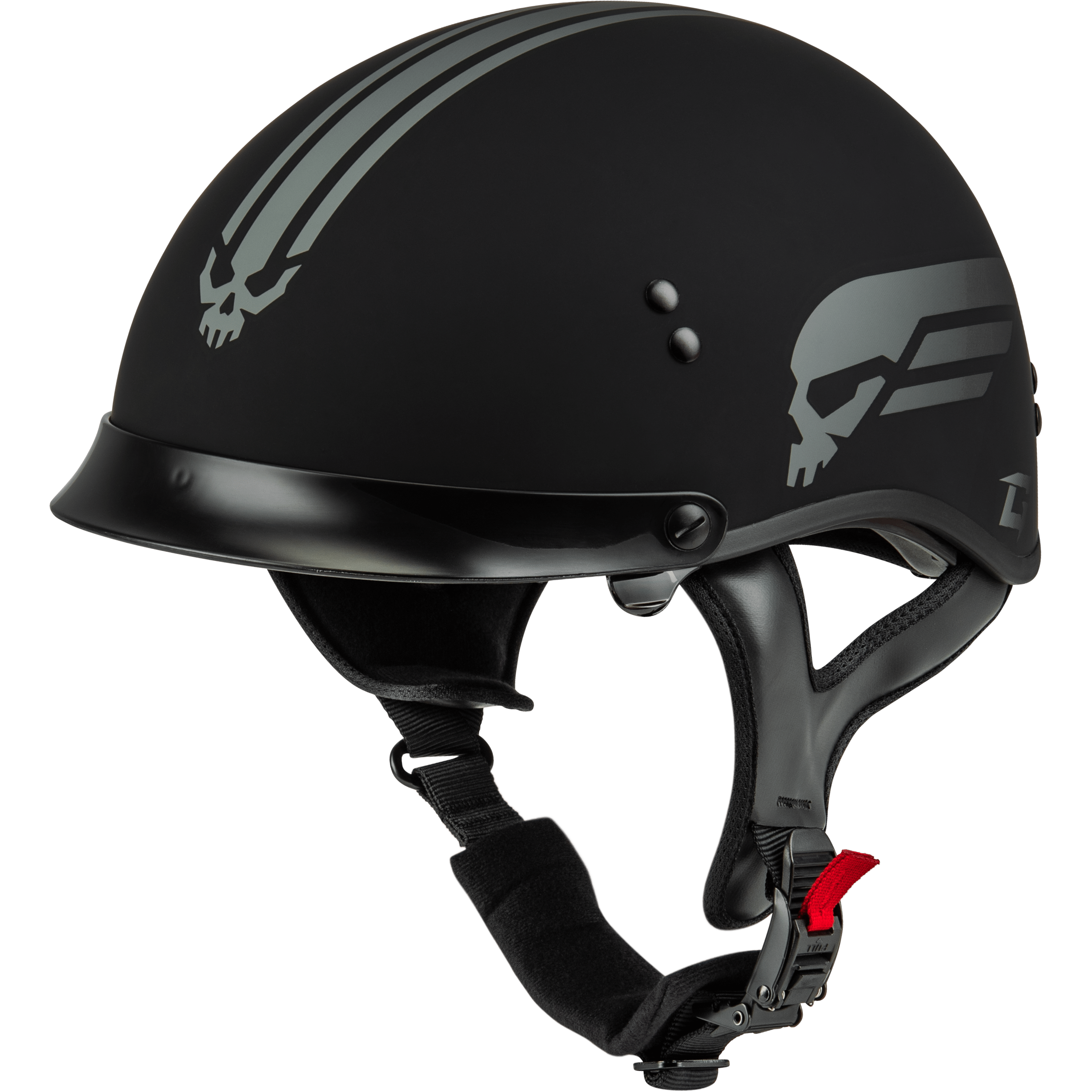 HH-65 Retribution Helmet w/ Peak by GMAX H96511818 Half Helmet