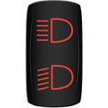 Hi/Low Rocker Switch Red by Moose
