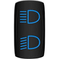 High/Low Rocker Switch Blue by Moose