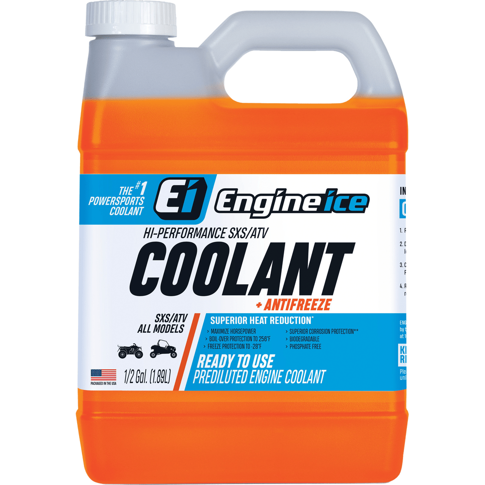High Performance Coolant + Antifreeze 1/2 Gal by Engine Ice 12556 1/2 GAL Coolant 83-0103 Western Powersports