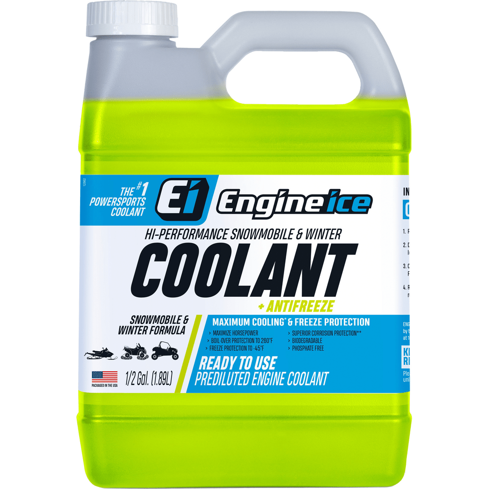 High Performance Winter Formula Coolant + Antifreeze 1/2 Gal by Engine Ice 12557 1/2 GAL Coolant 83-0105 Western Powersports