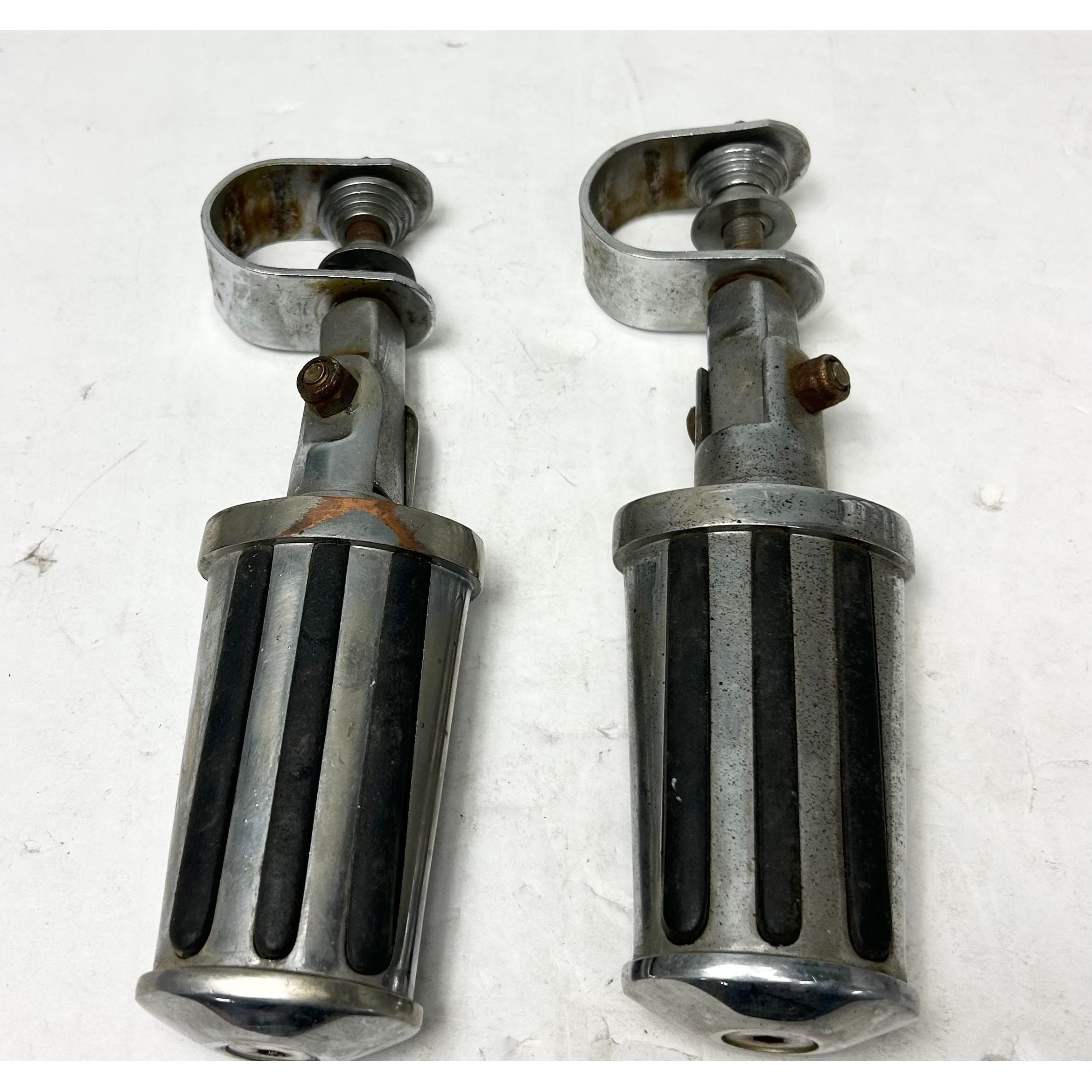 Highway Bar Foot Peg Mounts with 1.5 inch Clamps Chrome (USED) HWP-CHR-USED Highway Bar Pegs & Mounts