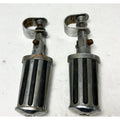 Highway Bar Foot Peg Mounts with 1.5 inch Clamps Chrome (USED)