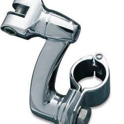 Highway Bar Foot Pegs w/ Clamps Chrome (Take Off) by Kuryakyn 7986-TO Highway Bar Pegs & Mounts