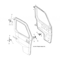Hinge Weld, Lower, Left, Black by Polaris