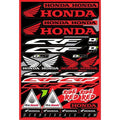 Honda Decal Sheet 12"X18" By D'Cor