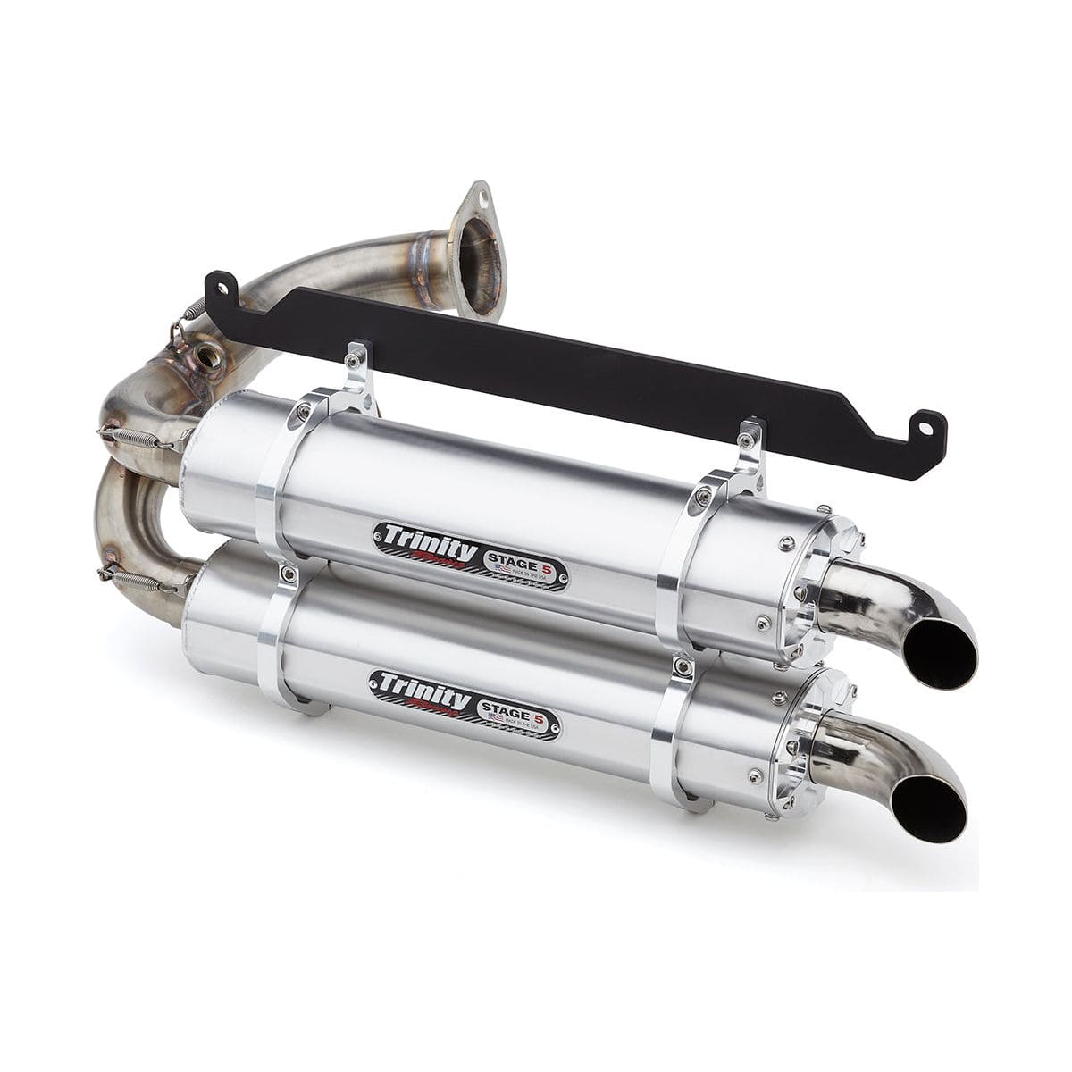 Honda Talon Slip On By Trinity Racing TR-4169S Dual Muffler TR-4169S Trinity Racing Brushed