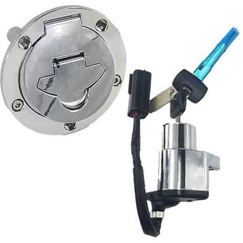 Ignition Switch/Fuel Cap, Vented, Chrome by Polaris 4011048 Lock Kit