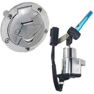 Ignition Switch/Fuel Cap, Vented, Chrome by Polaris 4011048 Lock Kit