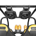 UTV Sound System 6.5 Inch Speakers Overhead Stereo Bluetooth Fits 1.625-1.9in Roll Cages by Kemimoto