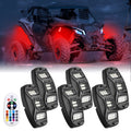 ATV / UTV Universal 6 Pods RGB Rock Light Kit by Kemimoto