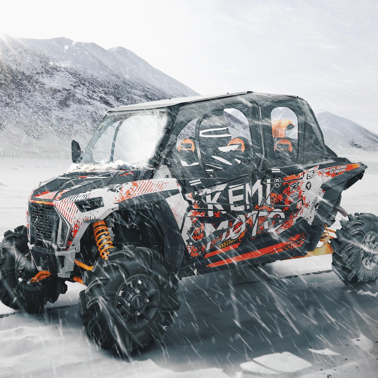 4sisters様オーダー Polaris RZR XP 4 1000 Soft Upper Doors With Metal Door Frame by