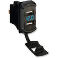 In Dash Dual USB Charger with Voltage Monitor By Moose