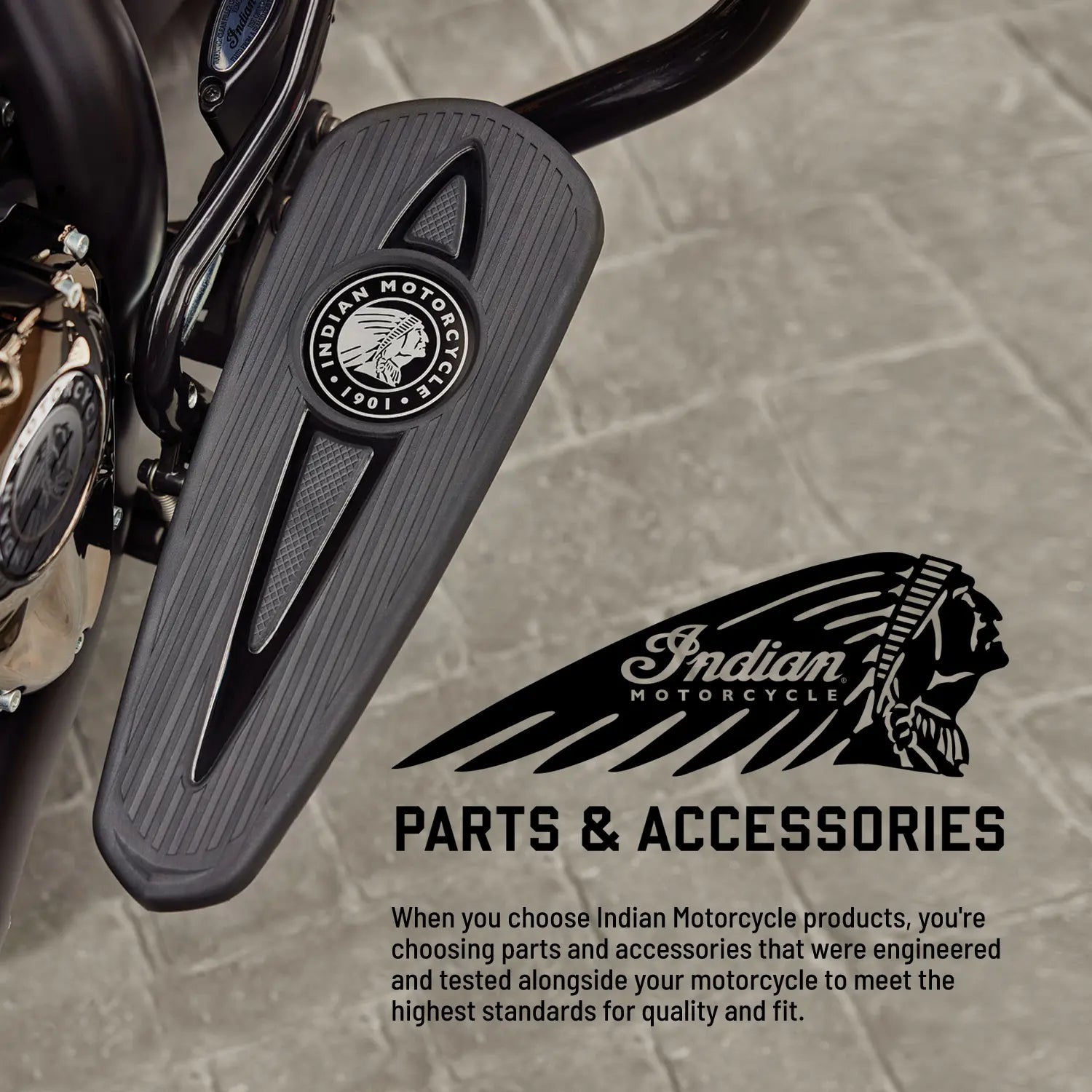 Saddlebag Hinge Cover Right GlBlack by Indian Witchdoctors