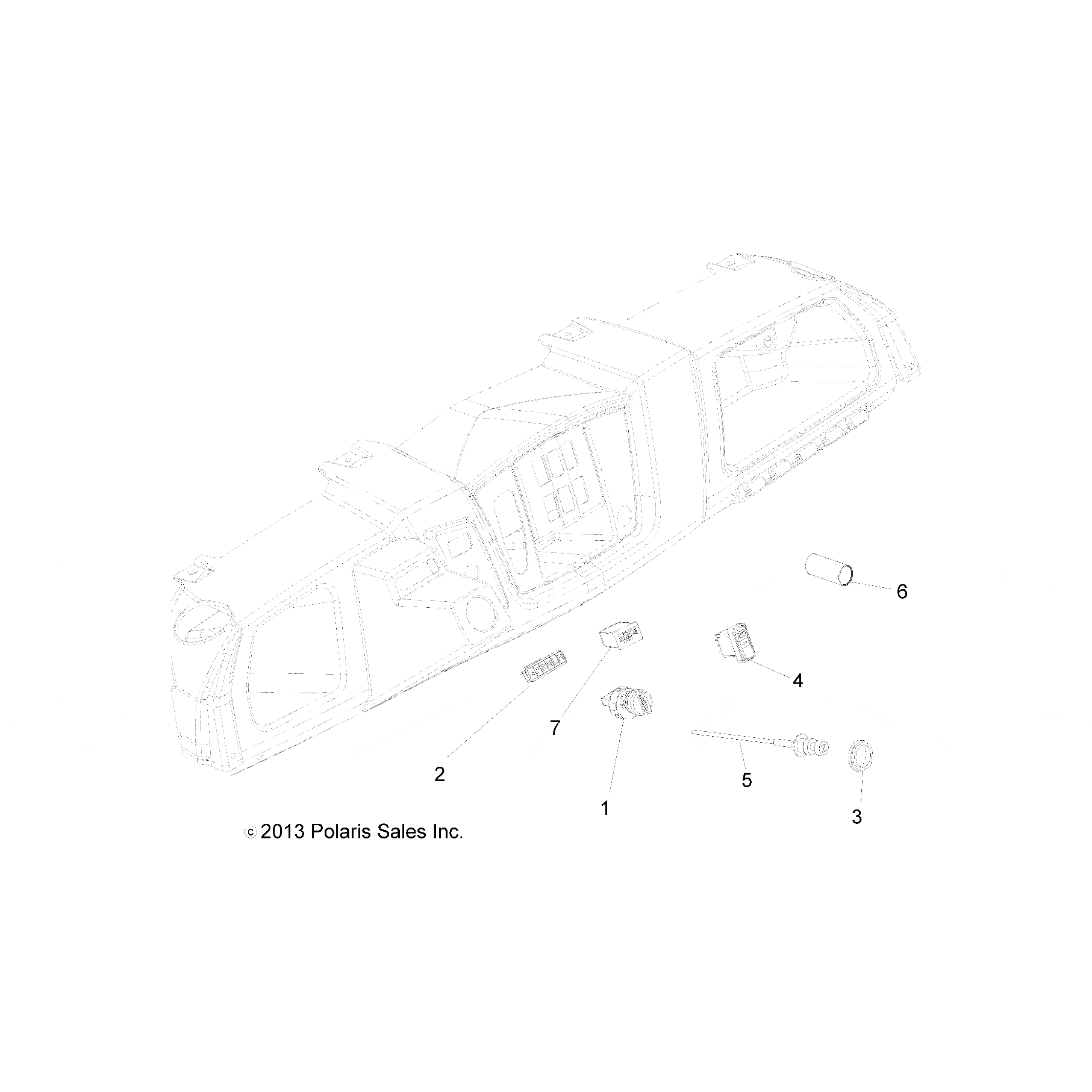 Indicator Panel, by Polaris 4012341 OEM Hardware P4012341 Off Road Express