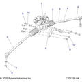 Inner Ball Joint-Kyb Rack by Polaris