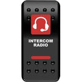 Intercom Radio Rocker Switch Red by Moose