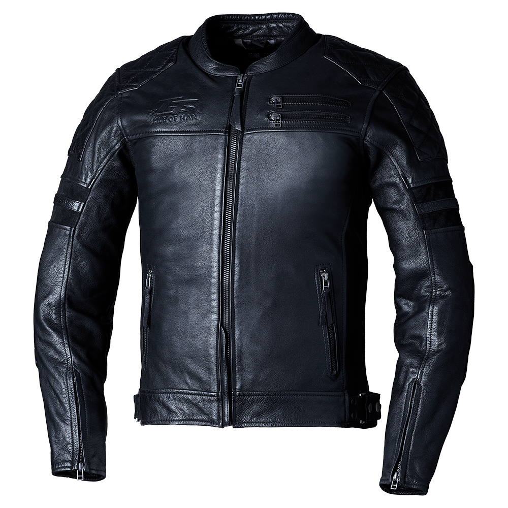 Western Powersports Jacket Black / SM Iom Tt Hillberry 2 Ce Jacket By Rst 103157BLK-40