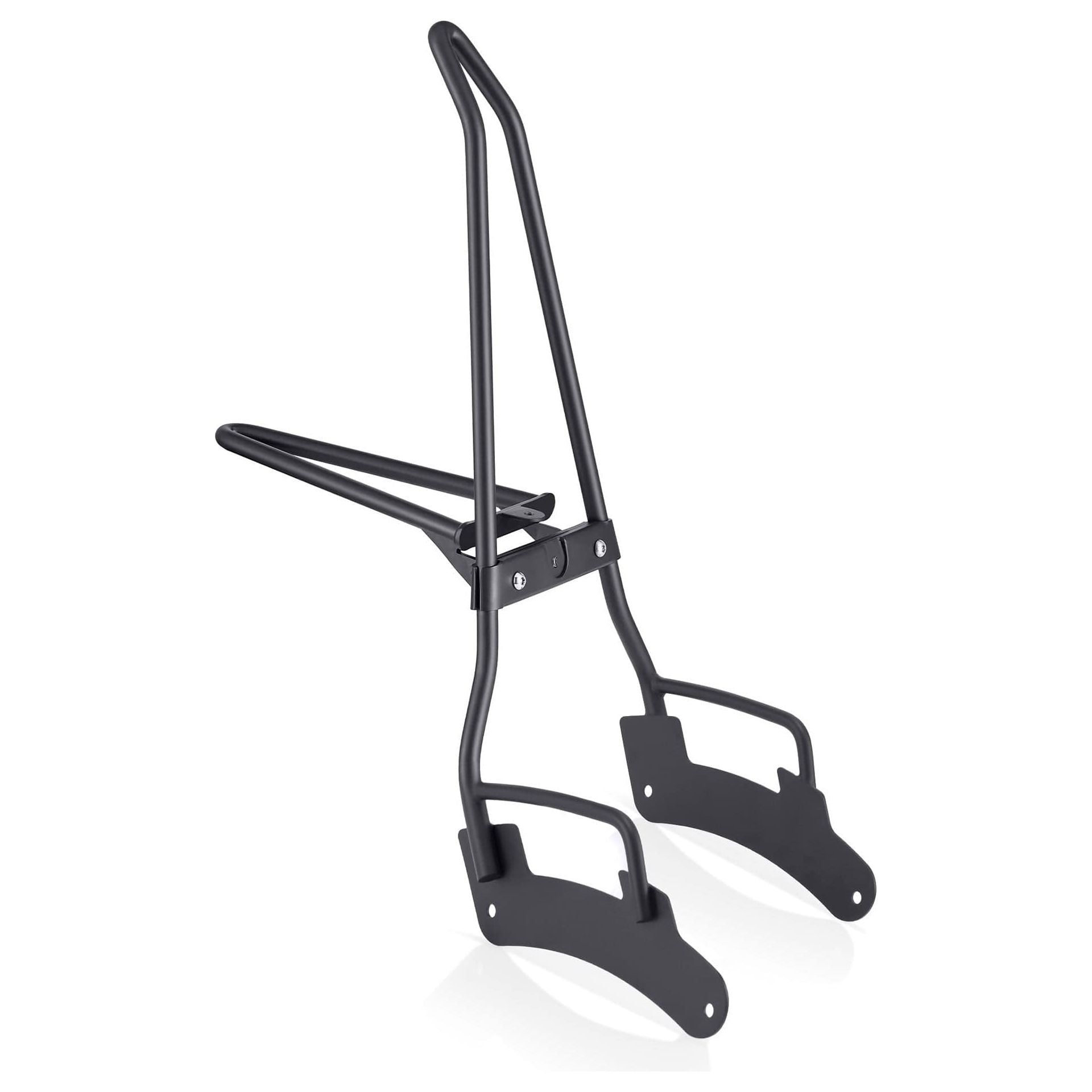 Iron Born Blade 25" Indian Chief Bobber (2022+) Sissy Bar with Foldable Luggage Rack Matte Black by Viking Bags 31251 Sissy Bar