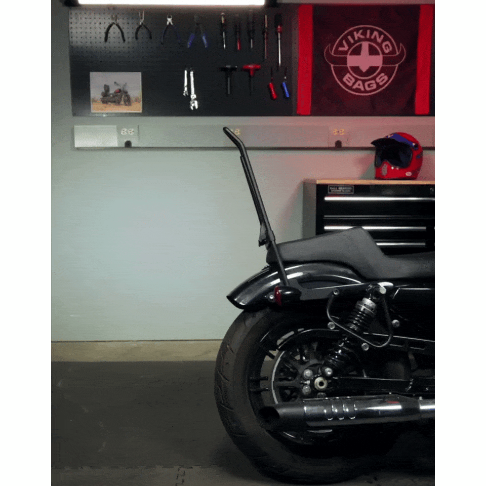 cowboy hat on a motorcycle helmet gif Iron Born Blade 25" Indian Sport Chief (2023+) Sissy Bar with Foldable  Witchdoctors